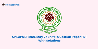 AP EAMCET 2025 Question Paper May 27 Shift 1(Available): Download Solutions with Answer Key (AP EAPCET)